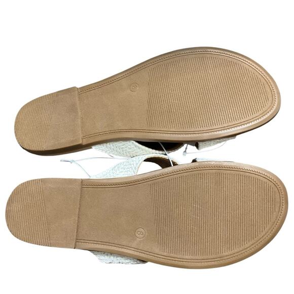 Draper James Women's White Sandals Size 8 NIB NEW - Picture 10 of 10